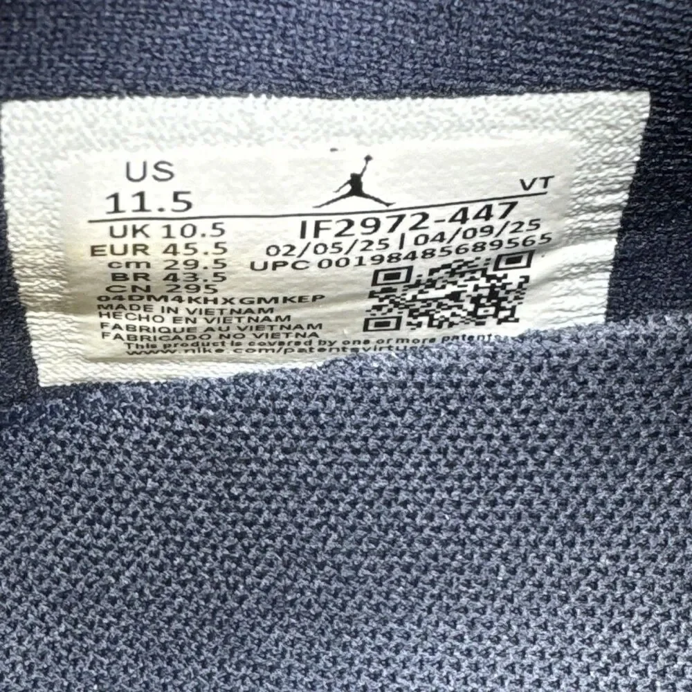 Jordan Zoom Tenacity 88 Mens 11.5 Navy Michigan Wolverines Cement IF2972-447